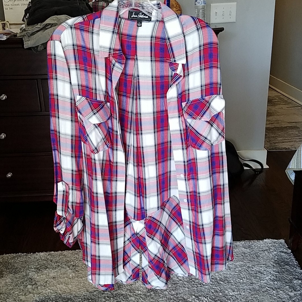 Sam Edelman Plaid Button Down - image 1